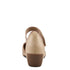 Americana Perferated Mary Jane in Beige