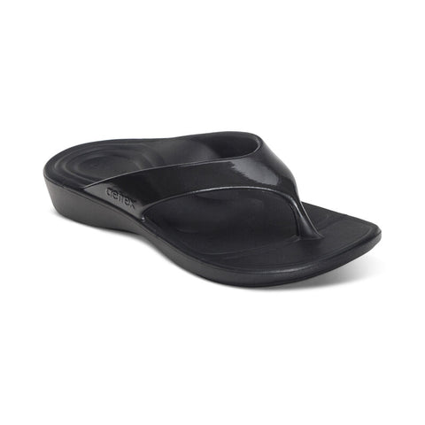 Maui EVA Sandal in Glossy Black