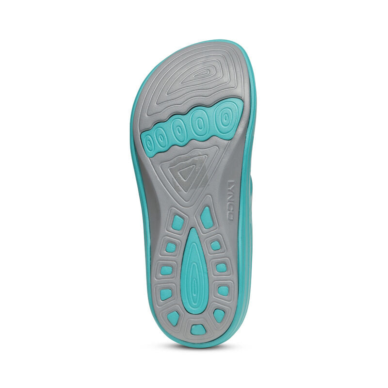 Fiji Sandal in Aqua