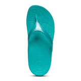 Fiji Sandal in Aqua