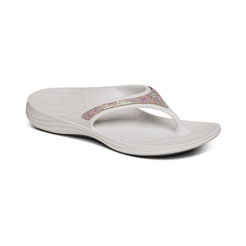 Fiji Sparkle Sandal in White