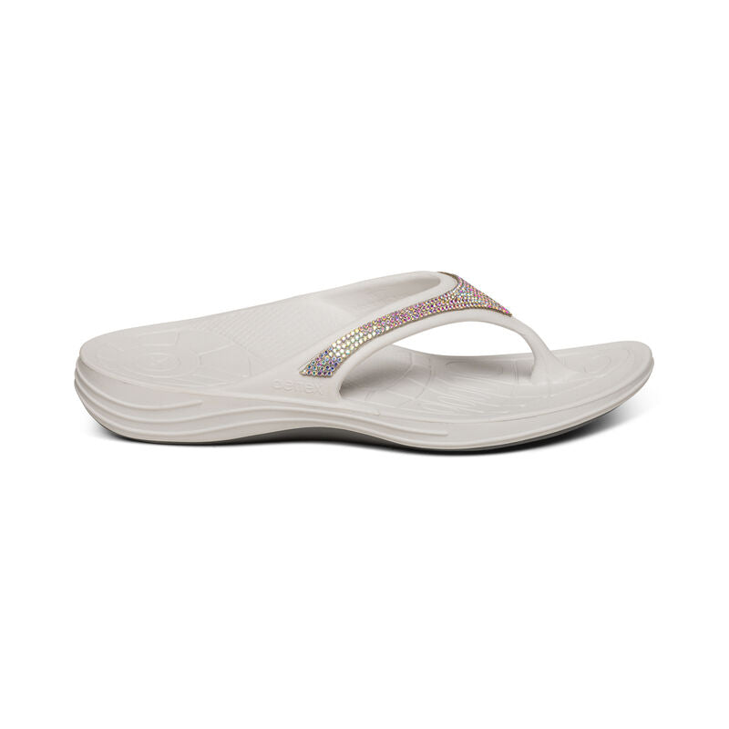 Fiji Sparkle Sandal in White