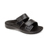 Milos 2 Strap Orthotic Slide in Black