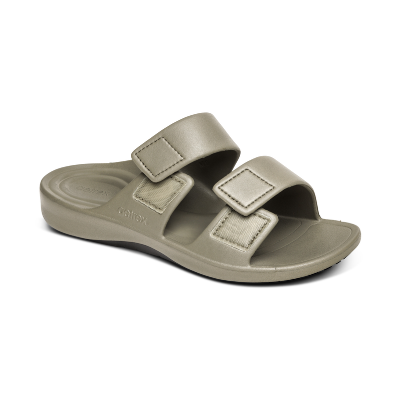 Milos 2 Strap Orthotic Slide in Army