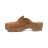 Madison Cork Clog With Buckle in Cognac