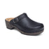 Beckie Cork Clog with Convertible Sling Back in Black CLOSEOUTS