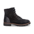 Margot Brogue Lace-Up Boot in Black