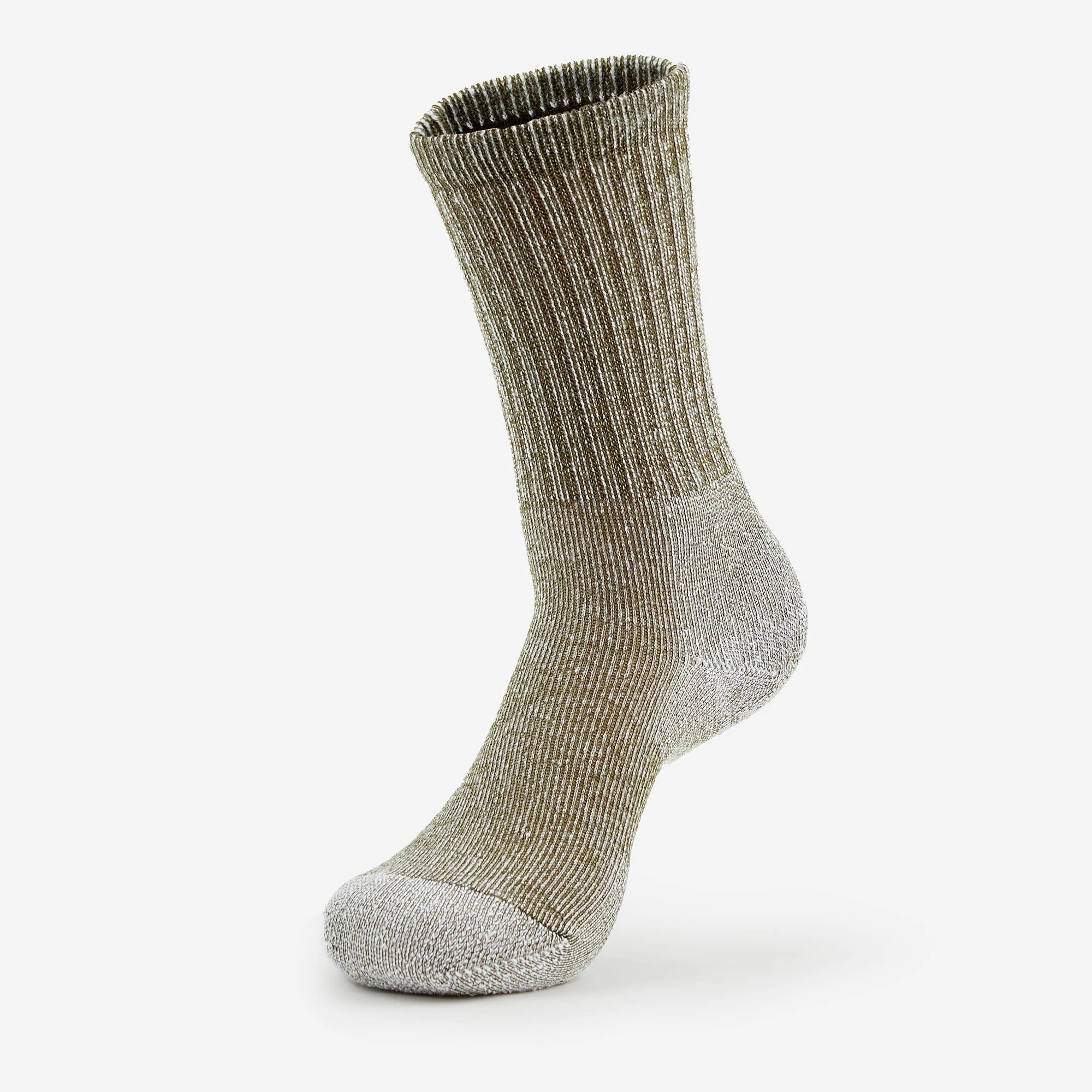 Men's Moderate Padding Hiking Moderate Cushion Crew Sock in Sage