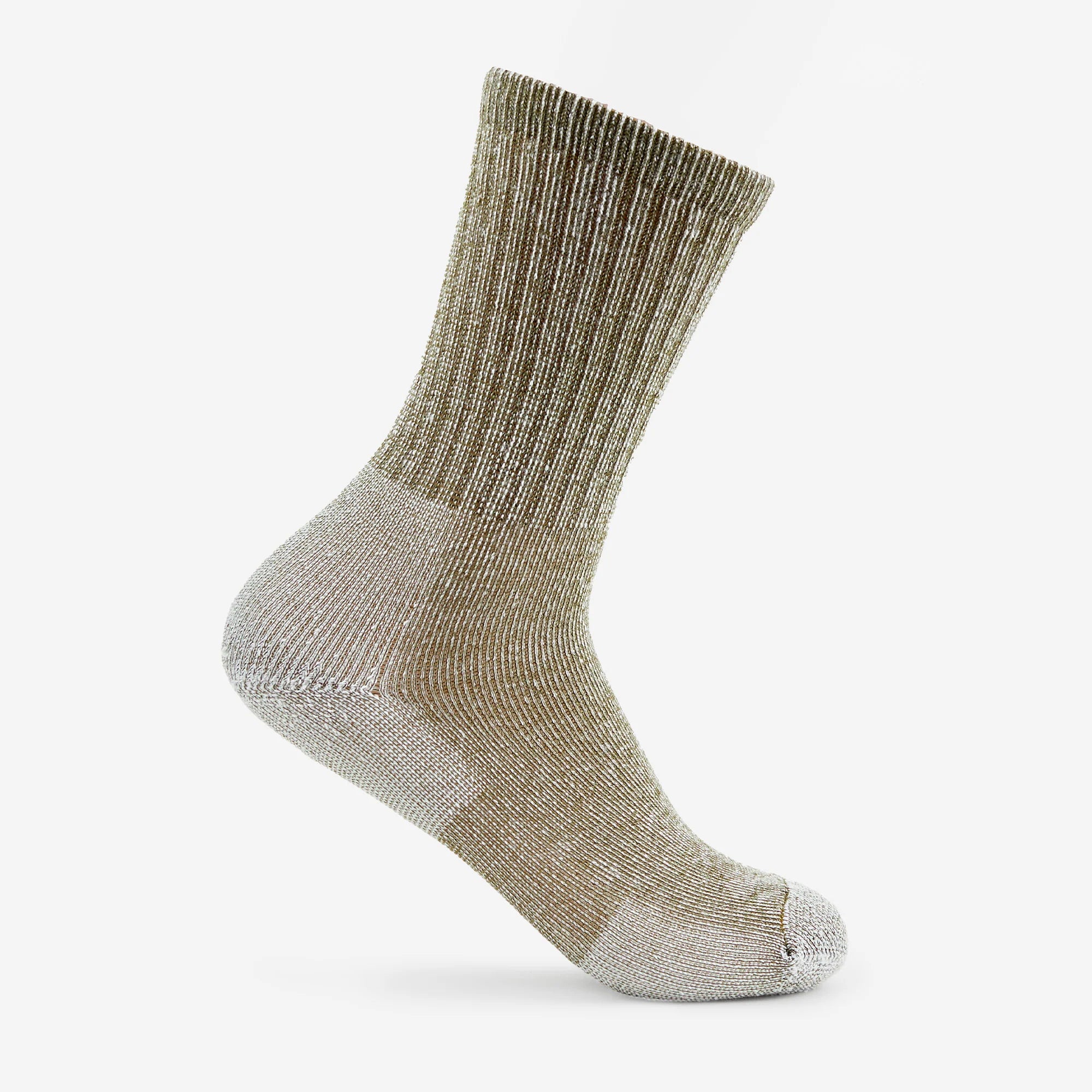 Men's Moderate Padding Hiking Moderate Cushion Crew Sock in Sage