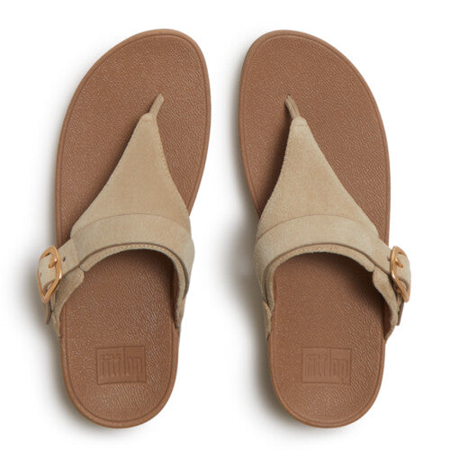 Lulu Toe Post Buckle Sandal in Cappuccino