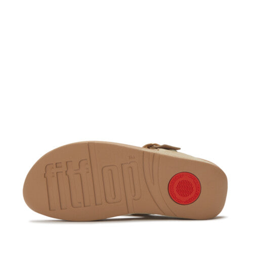 Lulu Toe Post Buckle Sandal in Cappuccino