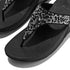Lulu Toe Post Crystal Mix Metallic in Black