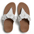 Lulu Toe Post Flower in Urban White