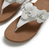 Lulu Toe Post Flower in Urban White