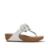 Lulu Toe Post Flower in Urban White