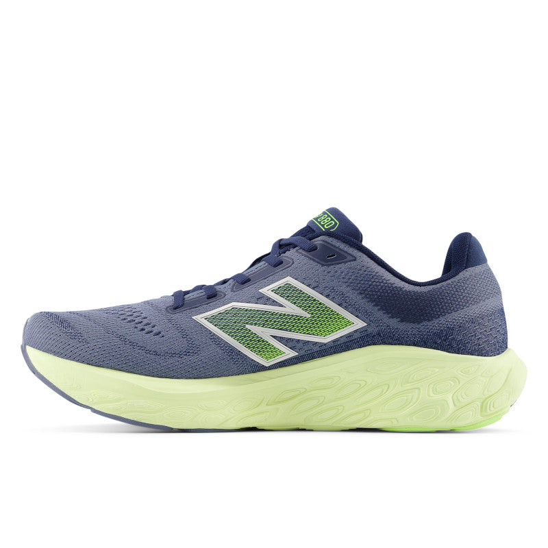 Men's 880 Arctic Grey with Limelight and NB Navy V14