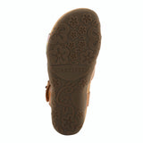 Actionetta Gladiator Sandal in Camel Multi