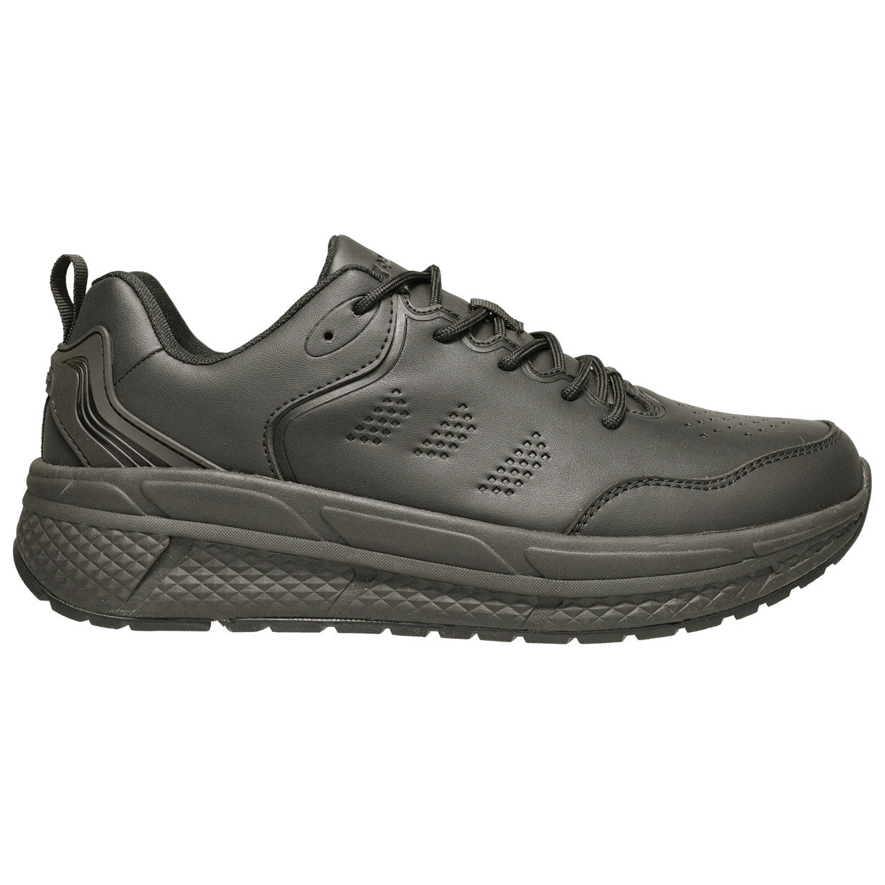 Men's Propét Ultra Work Leather Sneaker in Black