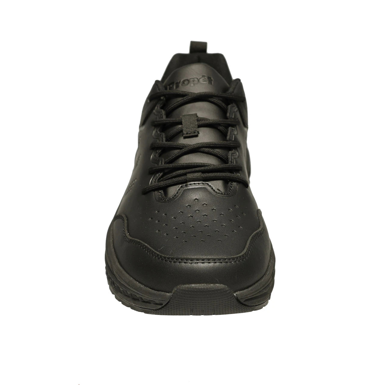Men's Propét Ultra Work Leather Sneaker in Black