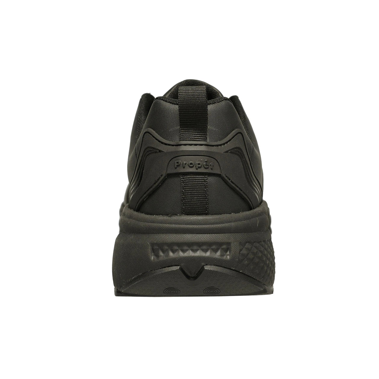 Men's Propét Ultra Work Leather Sneaker in Black