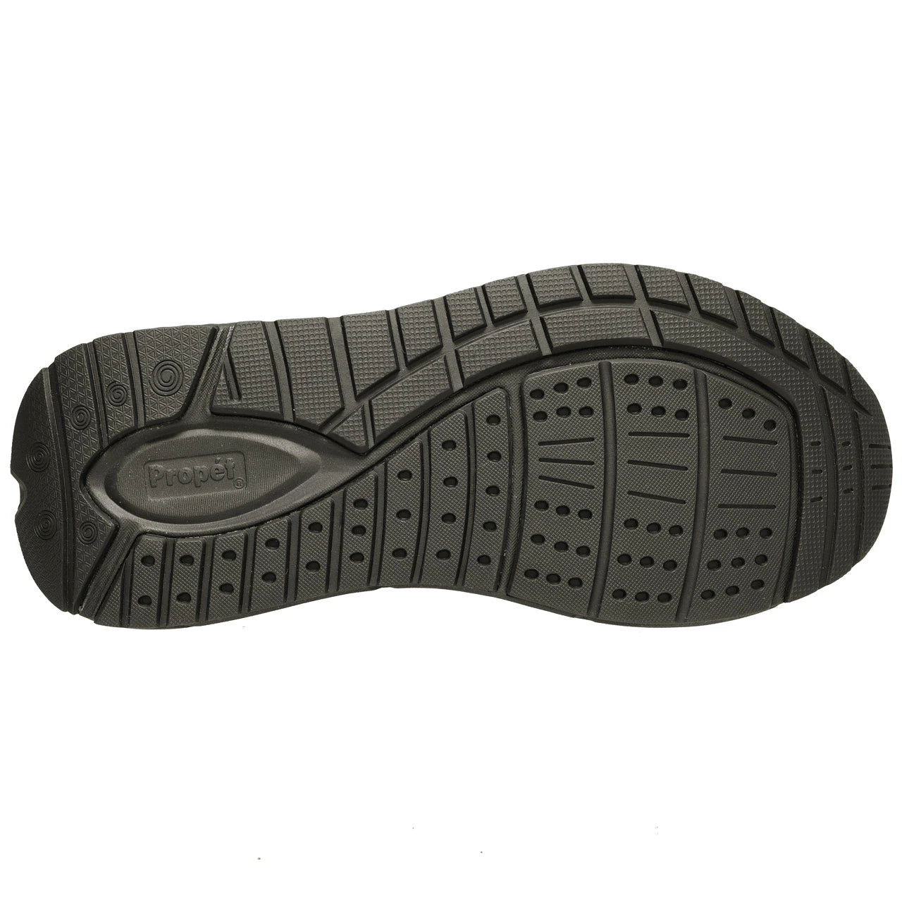 Men's Propét Ultra Work Leather Sneaker in Black