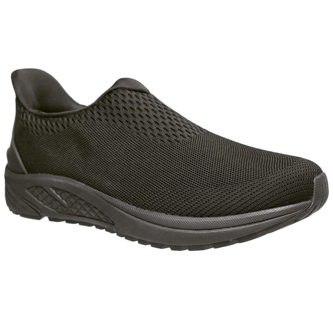 Men's Propét One Velocity Slip On Step In Sneaker in Black