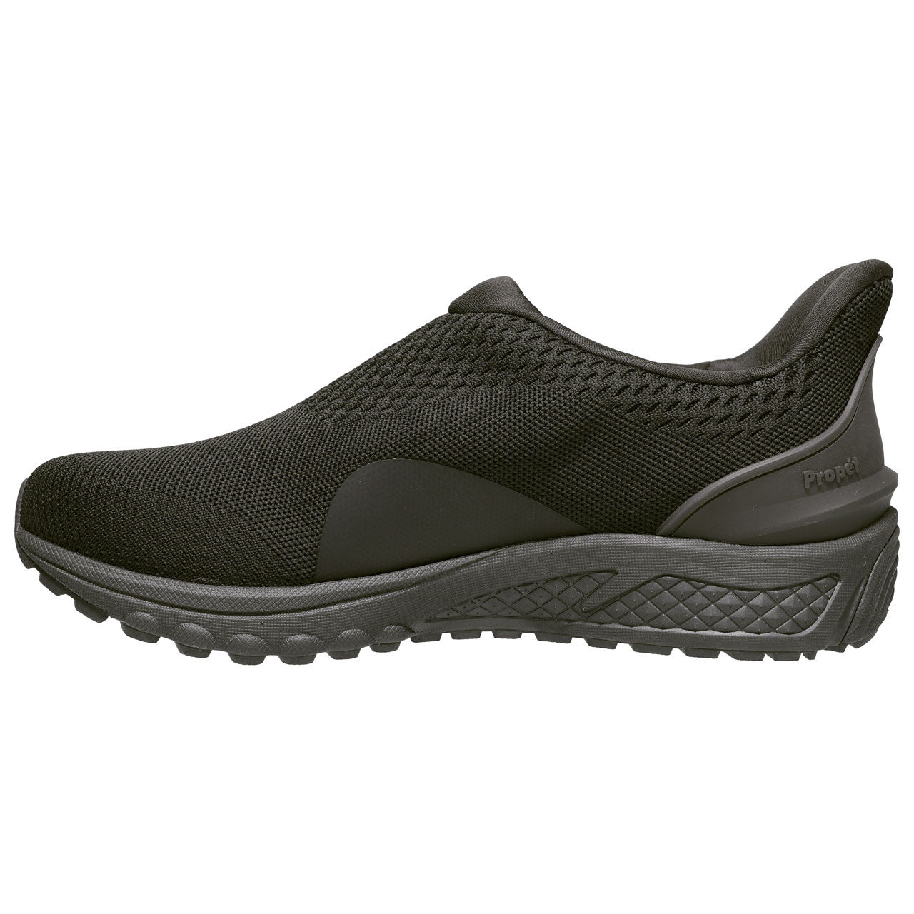 Men's Propét One Velocity Slip On Step In Sneaker in Black