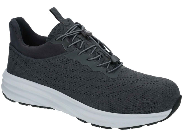 Men's Marathon Hands-Free Step-In With Slip-Resistant Sole In Black With White