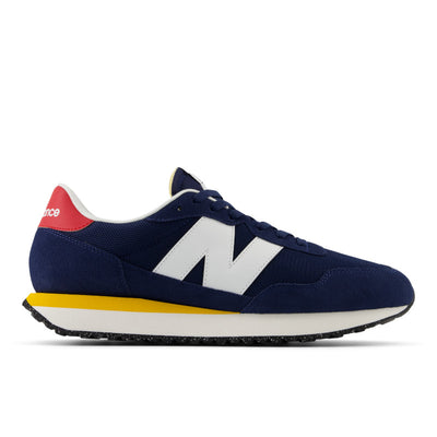 Men's Classic 237 NB Navy with White and Team Red and Varsity Gold CLOSEOUTS