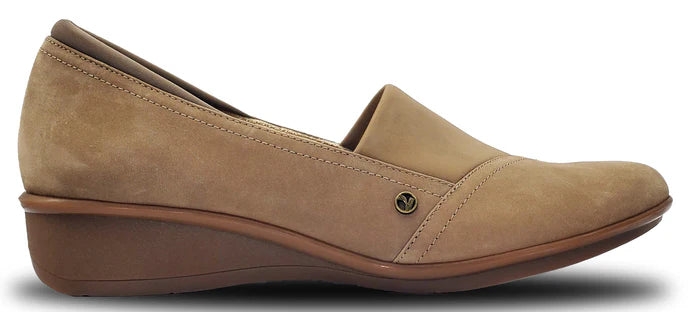 Naples Stretch Loafer in Toffee Nubuck