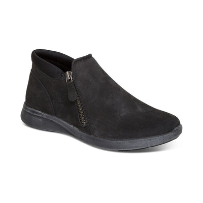 Addie Zipper Boot in Black CLOSEOUTS