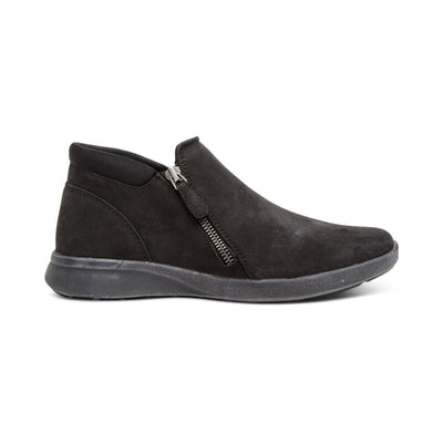 Addie Zipper Boot in Black CLOSEOUTS