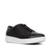 Rally Leather Panel Sneaker in Black