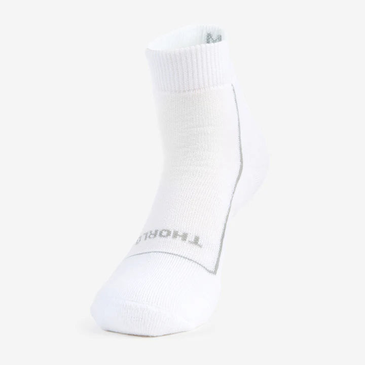 Unisex Lite Padding Pickleball Ankle Sock in White
