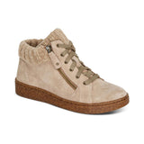 Bonnie Cozy Lace Up Boot in Taupe