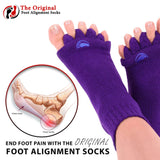 Happy Feet Alignment Sock in Purple