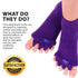 Happy Feet Alignment Sock in Purple