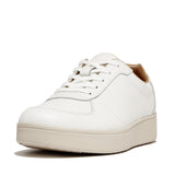 Rally Leather Panel Sneaker in Urban White