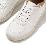 Rally Leather Panel Sneaker in Urban White