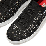 Rally Sneaker in Black and Crystal