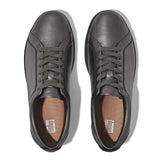 Rally Lace-Up Leather Sneaker in Pewter