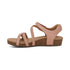 Jillian Braided Quarter Strap Sandal in Rose