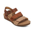 Lilly Multi-AdjustaStrap Sandal in Walnut