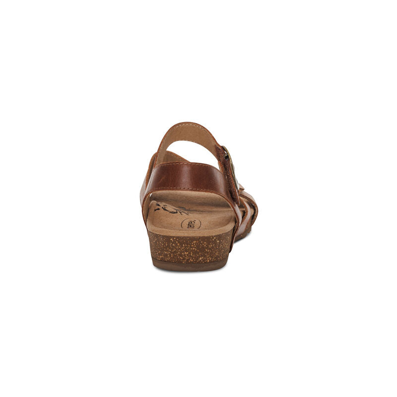 Lilly Multi-AdjustaStrap Sandal in Walnut