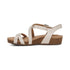 Lauren Strappy Studded Toe Loop Sandal in Ivory