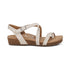 Lauren Strappy Studded Toe Loop Sandal in Ivory