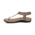 Marni Toe Post Walking Sandal in Taupe Sparkle