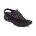 Ellie Toe Post Walking Sandal in Black