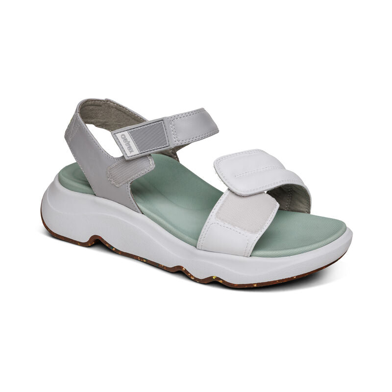 Whit Strappy Sport Sandal in Mint