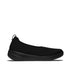 Super-Q Knit Ballet Flats Mary Jane in Black Suede